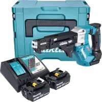 Makita Visseuse sans fil DFR 552 RFJ 18 V 25 - 55 mm Brushless + 2 batteries 3,0 Ah + chargeur + Makpac