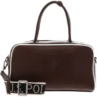 U.S. POLO ASSN. sac à main sac à épaule bandoulière Dorking Bowling Bag Brown marron foncé