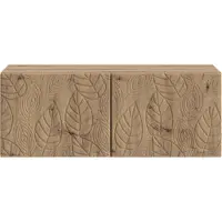 vidaXL Meuble TV mural 78,5 x 31 cm, chêne Artisan