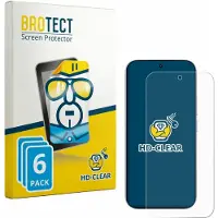 BROTECT Protection Clair (6 pcs, Xiaomi 17), Téléphone portable : film de protection, Transparent