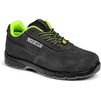 Sparco 07546 Ontario, chaussures horizontales, noir et vert, taille 41