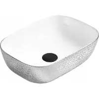 Mexen Lavabo RITA blanc argenté 45 cm