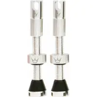 Chris King Valves Peatys X Chris King MK2 Tubeless, 1 paire, sans chambre à air, 42 mm, argentées PTV2-42-SIL-12