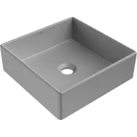 Mexen Goya lavabo pour comptoir 35x35 cm, gris mat (22183561)