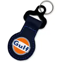 Sparco Gulf Bm Synthetic Leather Keychain Bleu