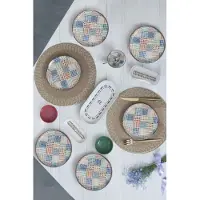 Keramika Set de vaisselle - Ethnic - 13 pièces - 6 personnes - Faïence