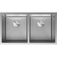 Mexen Binox évier inox à 2 bacs 800 x 450 mm, inox HC - 6421802000-01HC