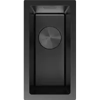 Mexen Trixo évier en acier inoxydable 1 bac 230 x 440 mm, noir - 6411221000-70