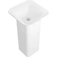 Mexen Lavabo indépendant Ria en conglomérat 45 x 45 cm, blanc mat - 26584500