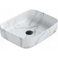 Mexen Lavabo Carla pour plan de travail 50x39 cm en pierre blanche (21555092)