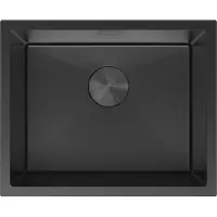 Mexen Trixo évier en acier inoxydable 1 bac 540 x 440 mm, noir - 6414541000-70