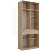 Vicco armoire Elmo Sonoma 50x40cm Lot de 3, Model 61339