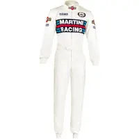 Sparco Combinaison de course Sparco COMPETITION Martini Racing Blanc 66