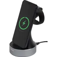 Verbatim WCS-02 Aluminium 2-en-1 Qi Wireless+Apple Watch Charger