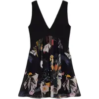 Desigual Robe mélange de couleurs / noir