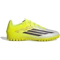 Adidas Chaussure de foot 'F50 CLUB' gris / citron vert / noir