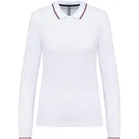 Kariban Polo piqué à manches longues pour femme