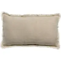 Vivaraise Coussin Uni Laly Lin 30 X 50 Cm Vivaraise