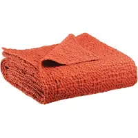 Vivaraise Jeté Stonewashed Tana Rooibos 240 X 260 Cm Vivaraise