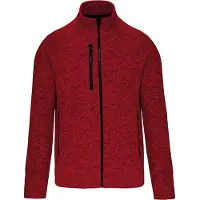 Kariban Gilet zippé pour homme , en chiné