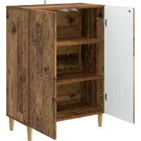 vidaXL Buffet en bois recyclé 66 x 34,5 x 90 cm, aggloméré