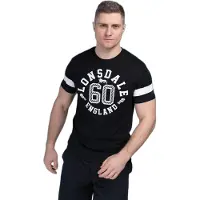 Lonsdale T-Shirt noir / blanc