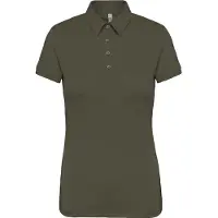 Kariban Pack 5 Polo jersey manches courtes femme Light Khaki - Kariban K263 - Taille M