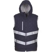 Yoko Bodywarmer à capuche haute visibilité KENSINGTON Marine XL