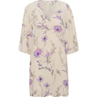 Soaked in luxury Robe 'Naoma' beige clair / mélange de couleurs