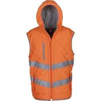 Yoko Bodywarmer haute visibilit? "Kensington" Hi Vis Orange - Yoko YHV007 - Taille XL