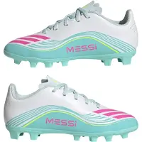 Adidas F50 Messi Club Fg/mg Junior Football Boots Blanc EU 36 Enfants