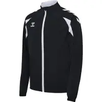 Hummel Veste de survêtement noir / blanc