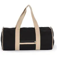 Kimood Sac polochon recycl? Black Night/Hemp - Kimood KI5601 - Taille One Size