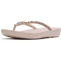 FitFlop Iqushion Multi-Crystal, sandales ergonomiques, couleur ROSA, taille 38
