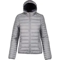 Kariban Veste matelassée légère pour femmes avec capuche