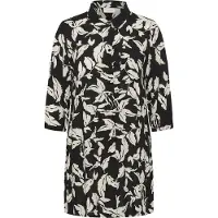 KAFFE CURVE Chemisier 'KChilda Ami' beige / noir