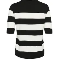 Kaffe Pull-over 'KA Mala' noir / blanc