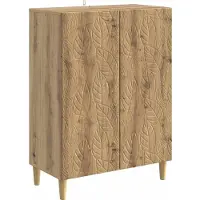 vidaXL Buffet en chêne Artisan 66 x 34,5 x 90 cm, bois aggloméré