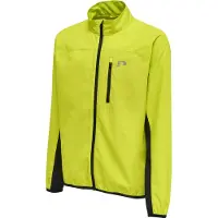 Newline Veste de sport jaune fluo / gris / noir