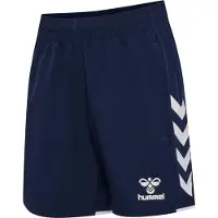 Hummel Pantalon de sport bleu foncé / blanc