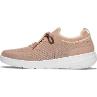 FitFlop Super-Q Knit Slip-On Laced Sneakers BEIGE 40