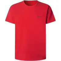 Pepe Jeans pour homme. PM5010180 Original Basic T-shirt 3N rouge (L), Casuel, Coton, Manche courte
