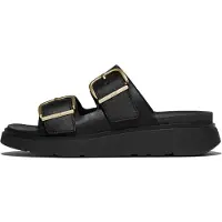 FitFlop FitFlop Gen-FF Sandales à boucle et deux lanières en cuir NOIR 40