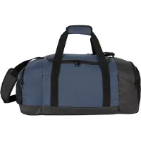 Kimood Sac de sport recycl? avec double compartiment lat?ral Deep Blue/Black - Kimood KI0650 - Taille One Size