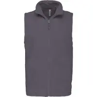 Kariban Gilet micropolaire Gris Foncé S