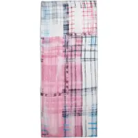 Desigual Écharpe bleu / gris / pitaya / blanc