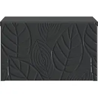 vidaXL Table d'appoint murale 2 pcs Noir 34,5 x 33 x 20 cm