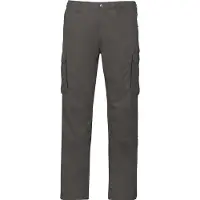Kariban Pantalon l?ger multipoches homme Light Charcoal - Kariban K745 - Taille 32 UK (42)