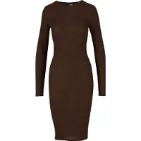 Urban Classics Tb1340 Long Sleeve Short Dress Marron 5XL Femme
