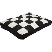 Laroy Cozy Block coussin noir/blanc pour chien